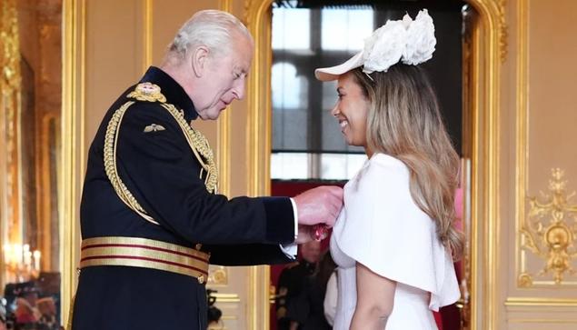 King Charles awards X-Factor legend at Windsor Castle