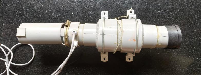 A photo of a fully assembled PVCSub.