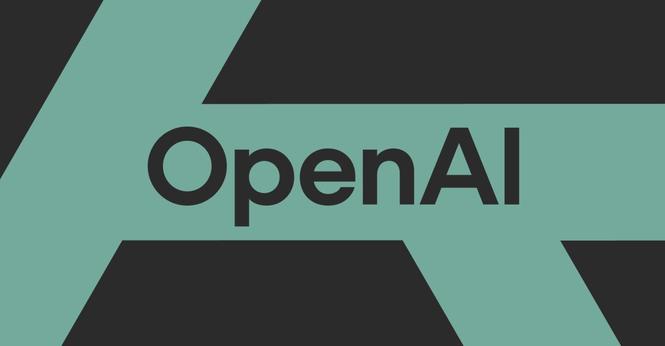 Vector illustration of the Open AI logo.