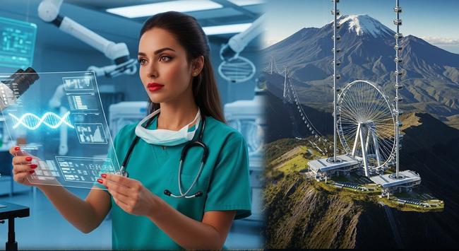 Image depicting various futuristic technologies inspired by the A Vested Interest book series. Image depicting various futuristic technologies inspired by the A Vested Interest book series.