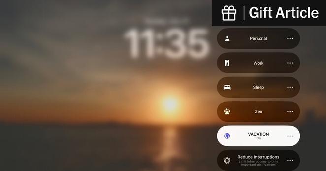 Need to shut out the world — or at least limit disruptions while you’re away? Create a custom mode that gives you more control over nonessential notifications, calls and messages until you’re ready to deal with them.