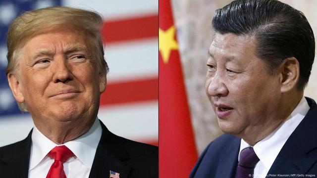 A combination photo of US President Donald Trump (left) and his Chinese counterpart Xi Jinping