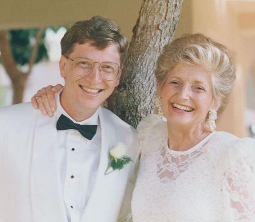 Bill Gates and his mother, Mary Maxwell Gates
