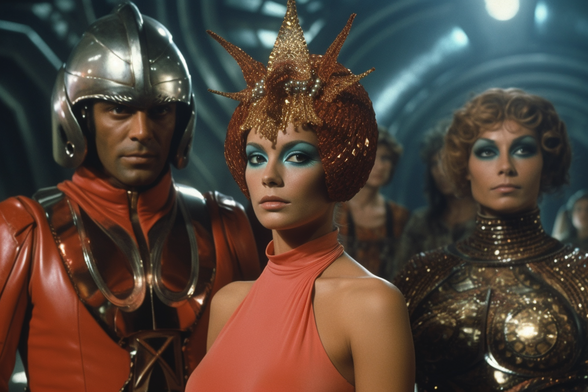 A space princess, her guard and her general 