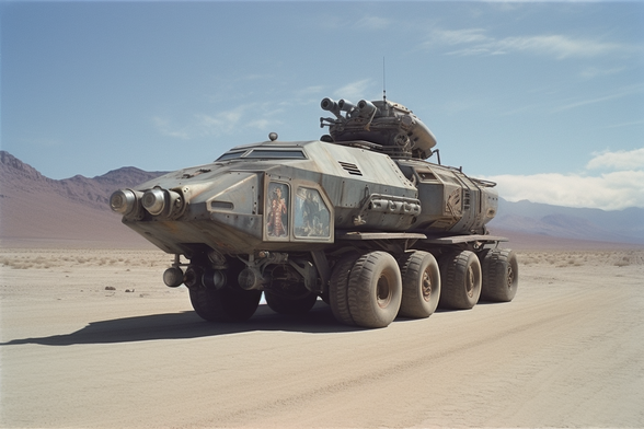 A truck (for battle)