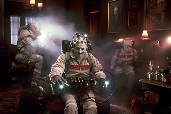 The ghostbusters are ghosts now? Or ghosts are ghostbusters? Not sure tbh