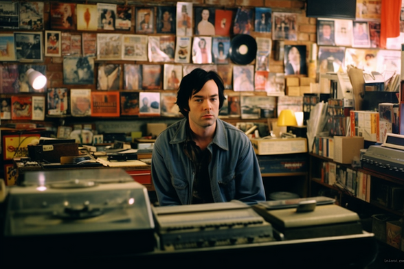 Not John Cusack in a record store