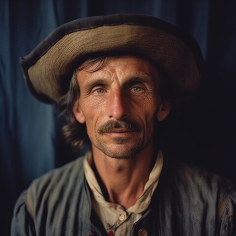 photo, portrait of a man, by Quentin Matsys, 50mm, f1.4, natural light