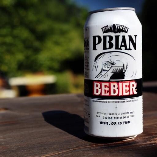 Image with seed 1230547429 generated via Stable Diffusion through @stablehorde@sigmoid.social. Prompt: a white can of Pub Beer in #Lojban. 