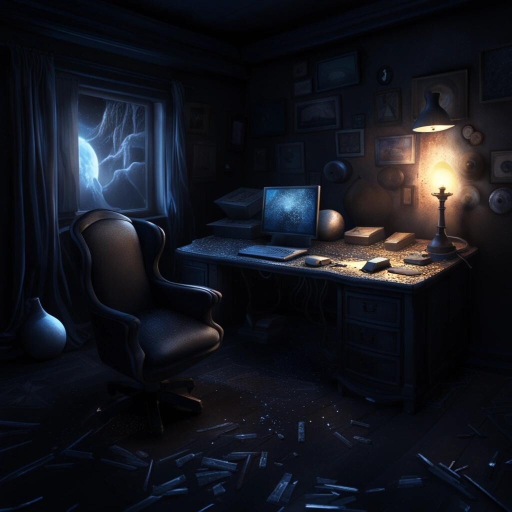 Image with seed 3717938409 generated via Stable Diffusion through @stablehorde@sigmoid.social. Prompt: the cold dark place filled with sadness and despair of the #Linux Kernel, global illumination, digital painting