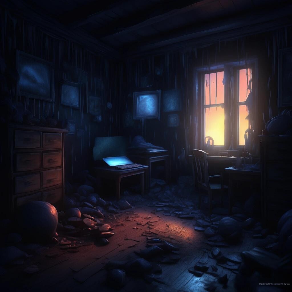 Image with seed 3717938409 generated via Stable Diffusion through @stablehorde@sigmoid.social. Prompt: the cold dark place filled with sadness and despair of the #Linux Kernel, global illumination, digital painting
