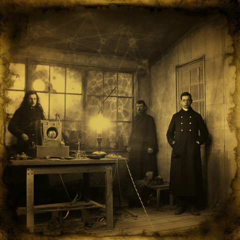 A primitive laboratory with windows onto other dimensions
