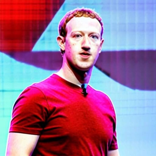 Image with seed 3941237862 generated via Stable Diffusion through @stablehorde@sigmoid.social. Prompt: mark zuckerberg standing in front of the firehose, trying to drink from it