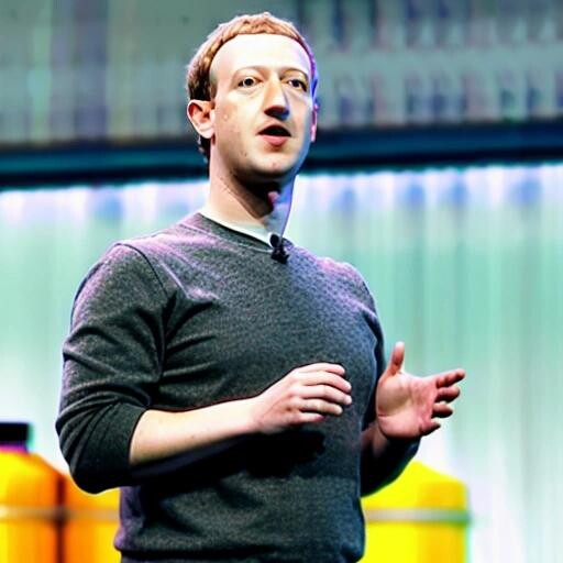 Image with seed 316465961 generated via Stable Diffusion through @stablehorde@sigmoid.social. Prompt: mark zuckerberg standing in front of the firehose, trying to drink from it