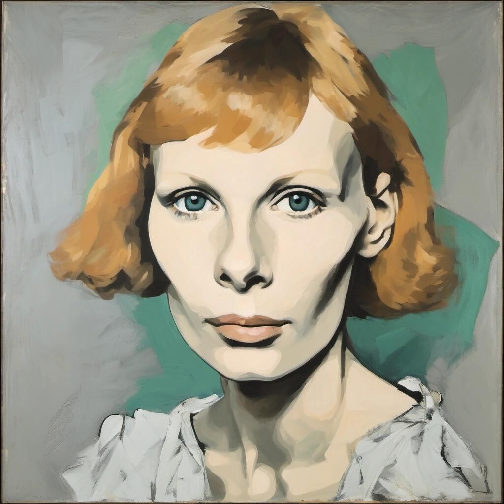 featured: Mia Farrow portrait by Picasso.