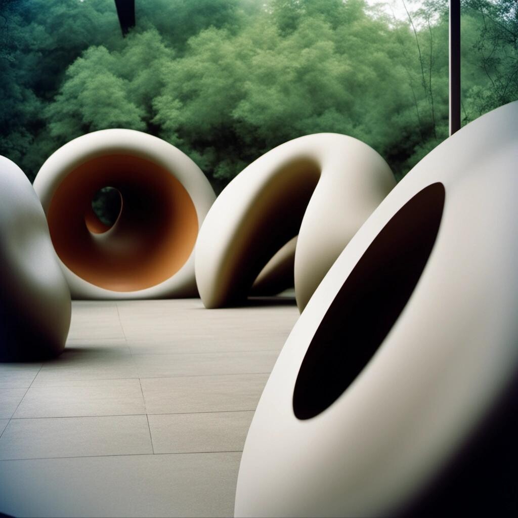 featured: silence in the age of noise, 50mm, f1.4, natural light, ektachrome by Isamu Noguchi --ar 3:2 --w 50 --s 250