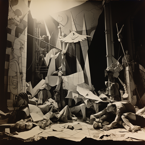 Picasso’s Guernica coming to life