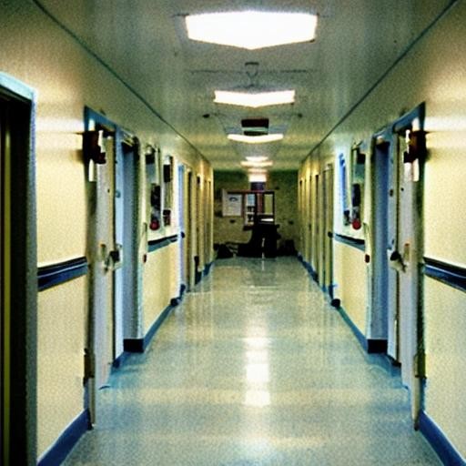 Image with seed 3048183084 generated via Stable Diffusion through @stablehorde@sigmoid.social. Prompt: a terrorist cell inside a hospital###