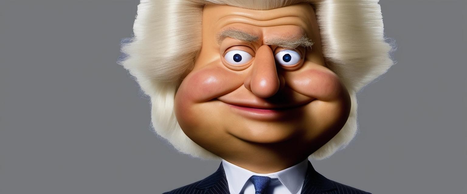 Image with seed 2590121441 generated via Stable Diffusion through @stablehorde@sigmoid.social. Prompt: Geert Wilders as a muppet