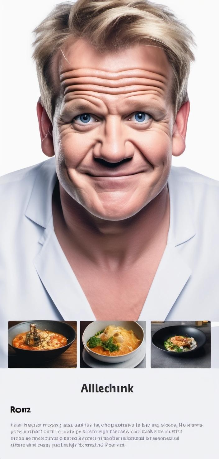 Image with seed 1342876024 generated via Stable Diffusion through @stablehorde@sigmoid.social. Prompt: an AI image generator bot generating AI images of gordon ramsay
