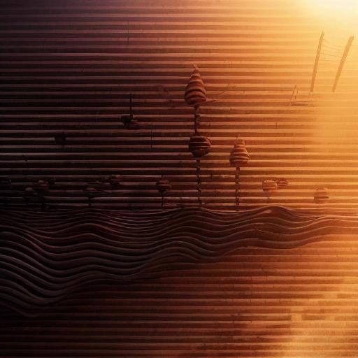 Image with seed 693170639 generated via Stable Diffusion through @stablehorde@sigmoid.social. Prompt: sound waves going through wooden planks , science fiction artwork, epic, detailed and intricate digital concept art, by John Jude Palencar, Manchu, and Devin Elle Kurtz, 4K