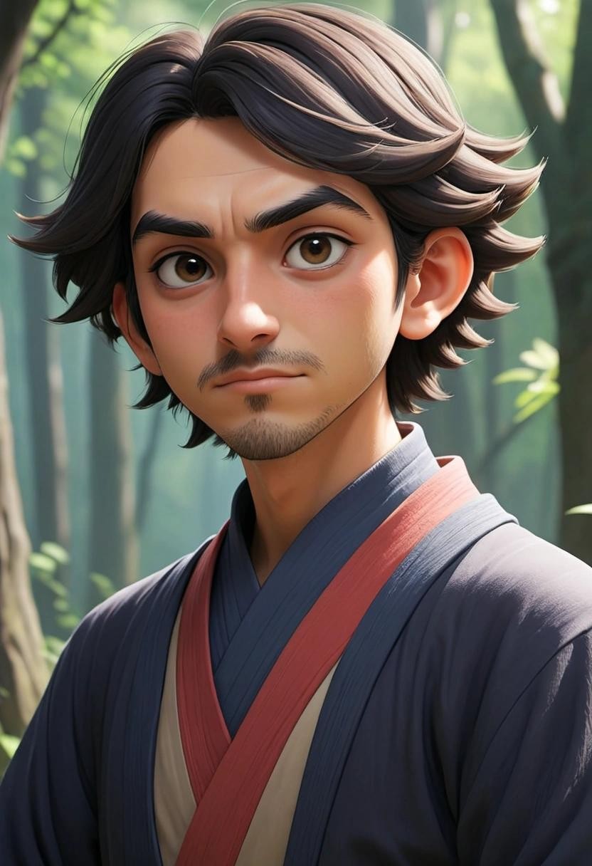 Image with seed 628333425 generated via Stable Diffusion through @stablehorde@sigmoid.social. Prompt: a profile picture for this user as a Zashiri Warashi in a fantasy world created by Ghibli Studios###