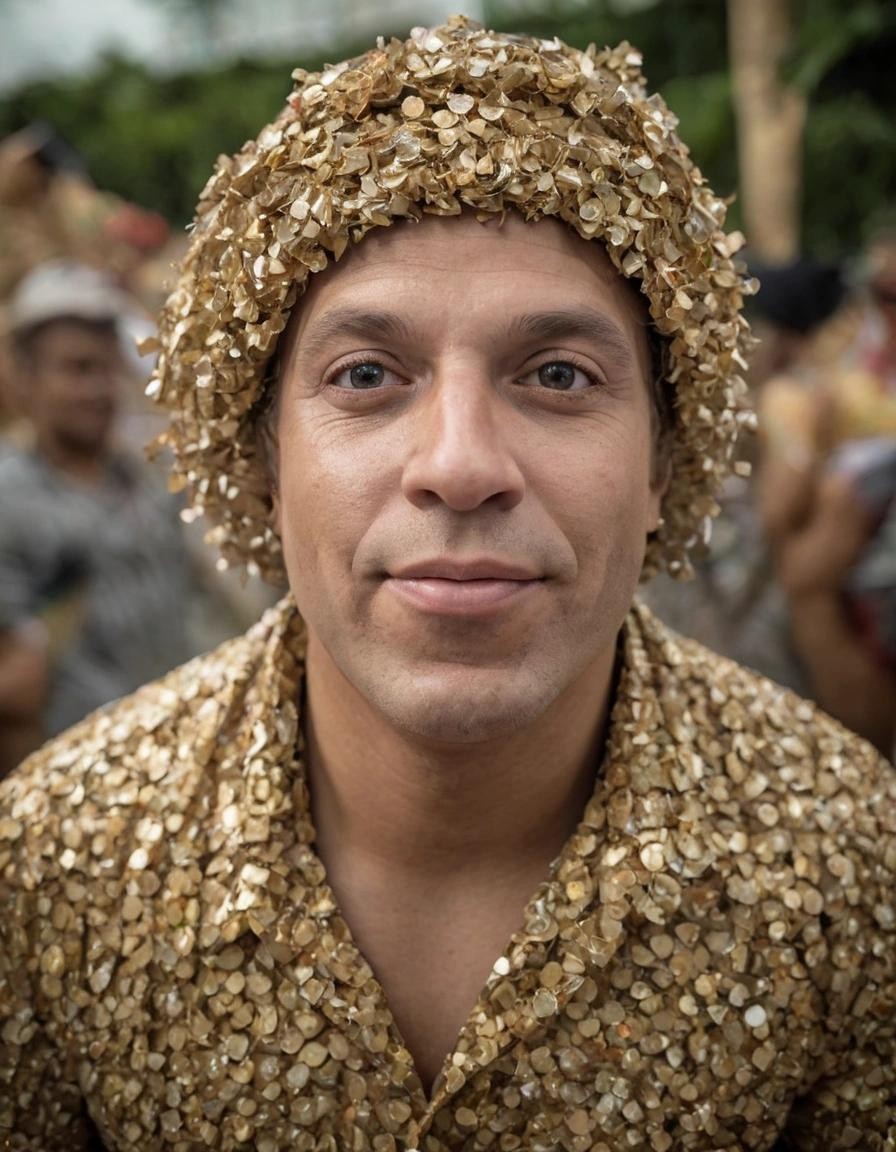Image with seed 3240217334 generated via Stable Diffusion through @stablehorde@sigmoid.social. Prompt: portrait photo of Euler, the mathematician, enjoying the carnival of Rio de Janeiro at the parade of samba schools. , photograph, highly detailed face, depth of field, moody light, style by Dan Winters, Russell James, Steve McCurry, centered, extremely detailed, Nikon D850, award winning photography###disfigured, closeup, cropped