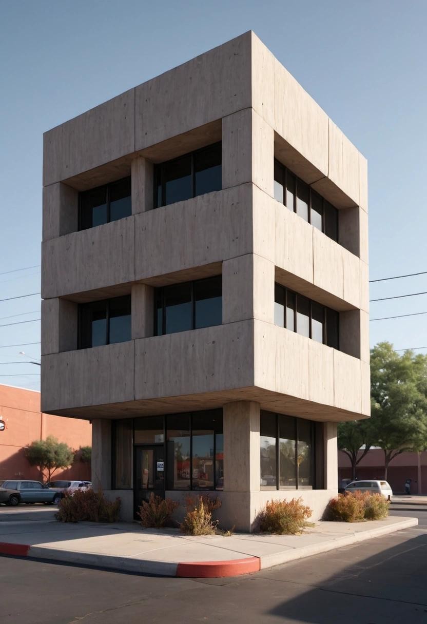 Image with seed 1223873139 generated via Stable Diffusion through @stablehorde@sigmoid.social. Prompt: a Brutalist Taco BellWithout being all coy about some internal error…