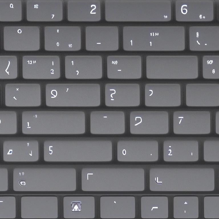 Image with seed 3139651616 generated via Stable Diffusion through @stablehorde@sigmoid.social. Prompt: matte black computer keys comprising a  head. 
