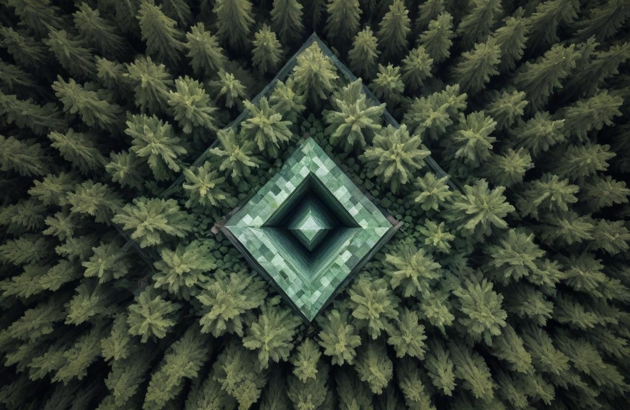 Image with seed 3904569681 generated via Stable Diffusion through @stablehorde@sigmoid.social. Prompt: a primeval forest animal surrounded by an diamond shaped, isometric border which it only surpasses at the very top two borders. Everything outside the tile should be coloured blank white. , wildlife photography, photograph, high quality, wildlife, f 1.8, soft focus, 8k, national geographic, award-winning photograph by nick nichols###