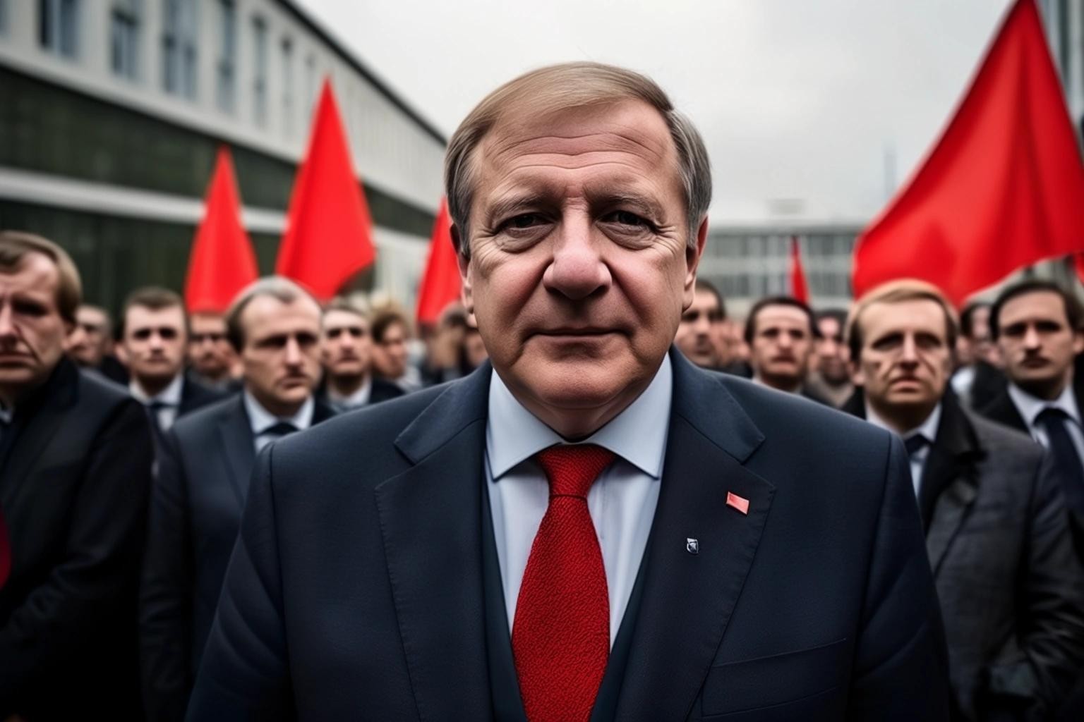 Image with seed 3554062674 generated via Stable Diffusion through @stablehorde@sigmoid.social. Prompt: a picture of the future of German politics