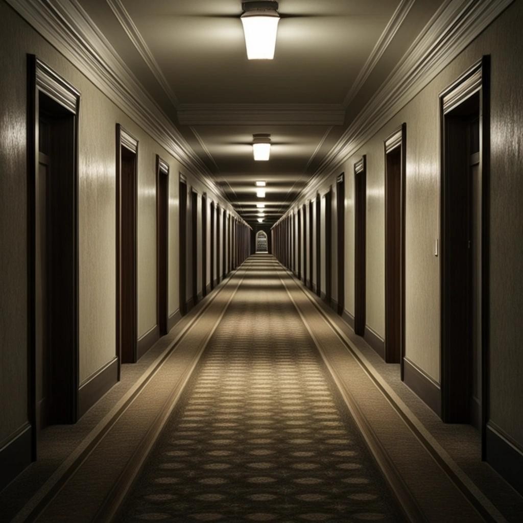Image with seed 3655093817 generated via Stable Diffusion through @stablehorde@sigmoid.social. Prompt:  Hallways they not exist