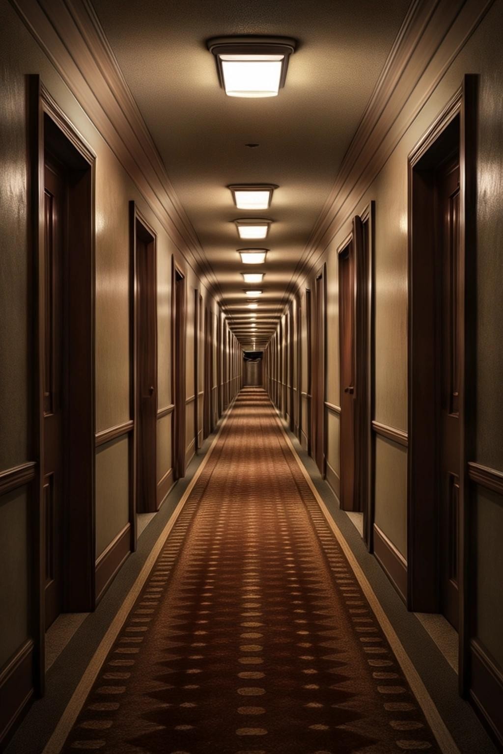 Image with seed 804678029 generated via Stable Diffusion through @stablehorde@sigmoid.social. Prompt:  Hallways they not exist