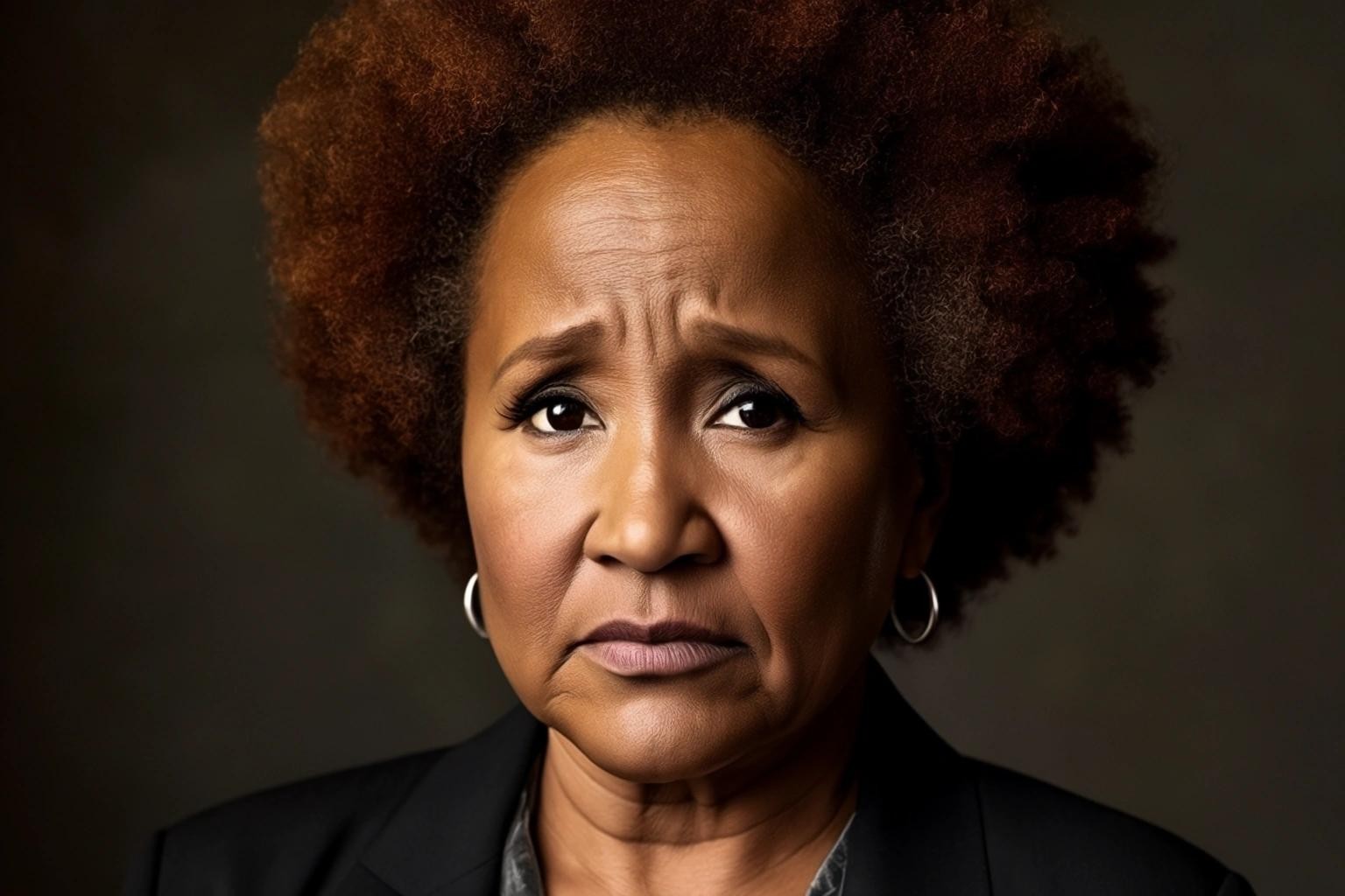 Image with seed 1343457409 generated via Stable Diffusion through @stablehorde@sigmoid.social. Prompt: wanda sykes, deeply unimpressed