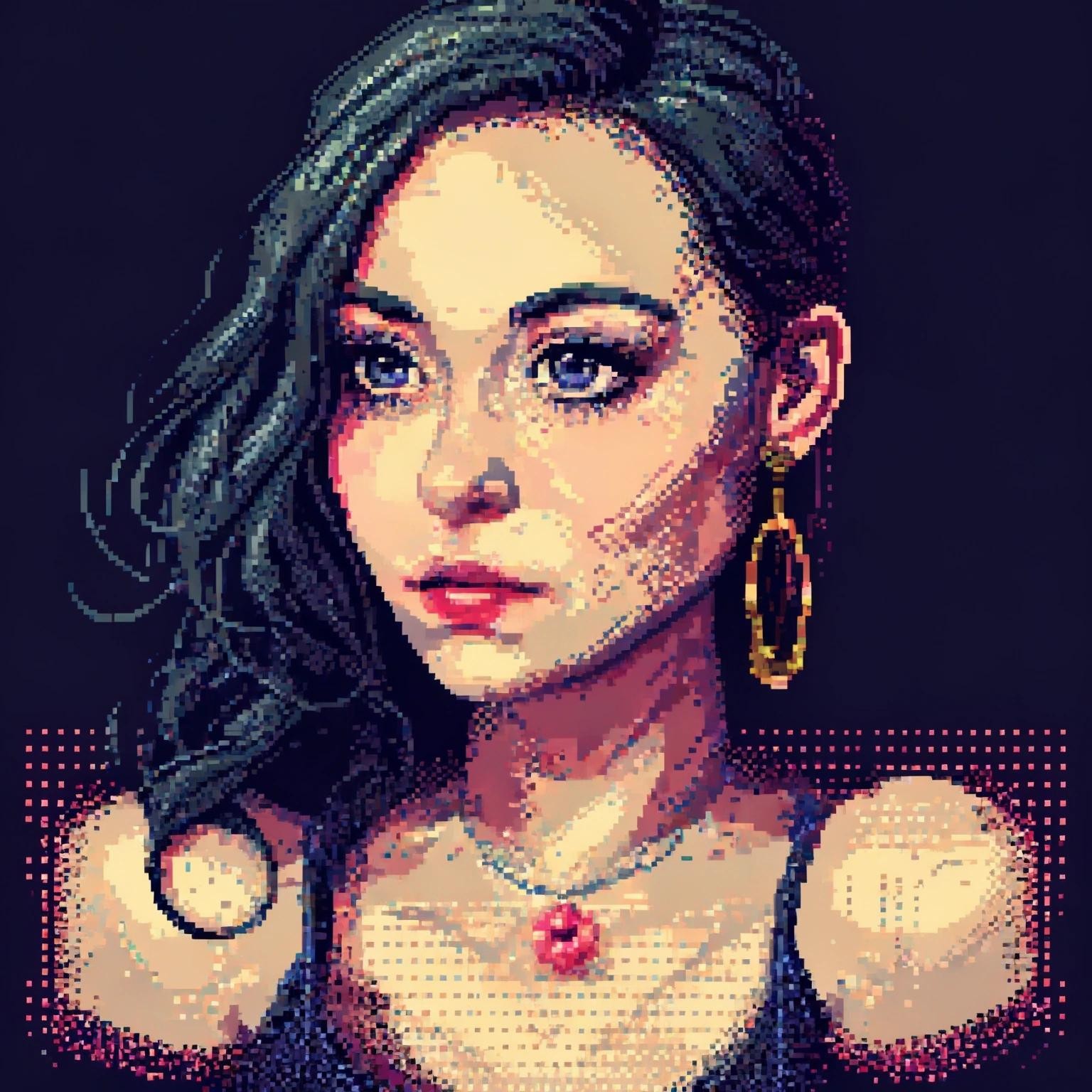 Image with seed 32131492 generated via Stable Diffusion through @stablehorde@sigmoid.social. Prompt: # dotpict # pixelart