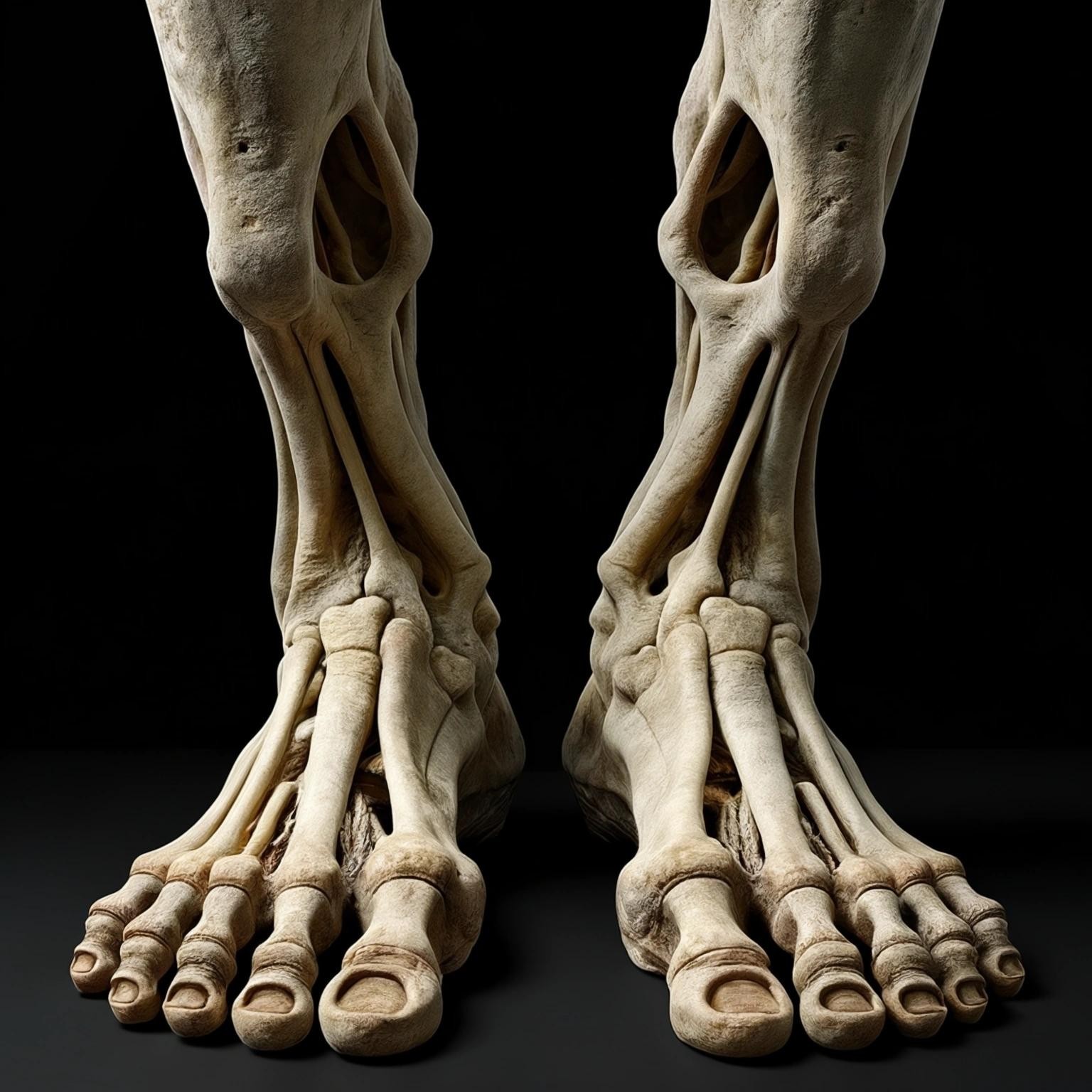 Image with seed 181677815 generated via Stable Diffusion through @stablehorde@sigmoid.social. Prompt: encelaphagus feet