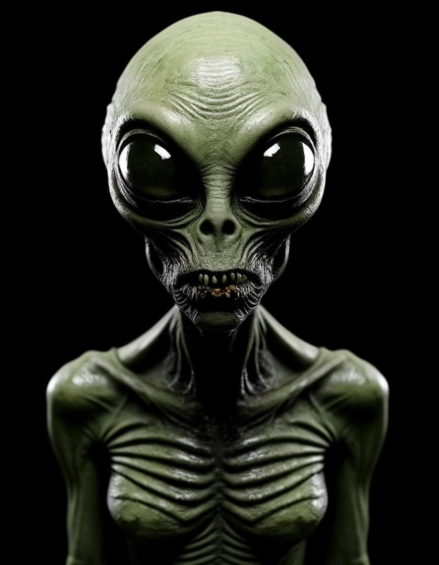 Image with seed 1434671743 generated via Stable Diffusion through @stablehorde@sigmoid.social. Prompt: Alien Sex Fiend, now I'm feeling zombified