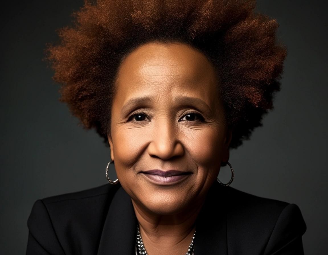 Image with seed 2246402060 generated via Stable Diffusion through @stablehorde@sigmoid.social. Prompt: wanda sykes, triumphant over the struggles with her inner demons, but not without cost