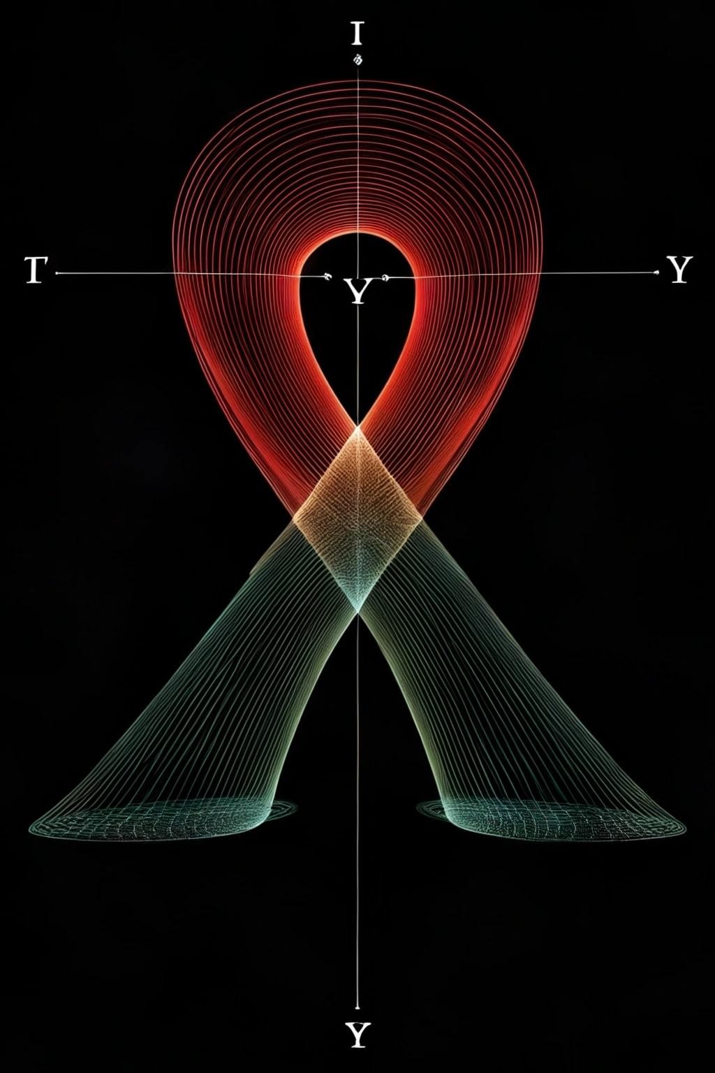 Image with seed 384382340 generated via Stable Diffusion through @stablehorde@sigmoid.social. Prompt: Suppose ϕ(t,y) is a function of two variables. A more general class of first order differential equations has the form y˙=ϕ(t,y). This is not necessarily a linear first order equation, since ϕ may depend on y in some complicated way; note however that y˙ appears in a very simple form. Under suitable conditions on the function ϕ, it can be shown that every such differential equation has a solution