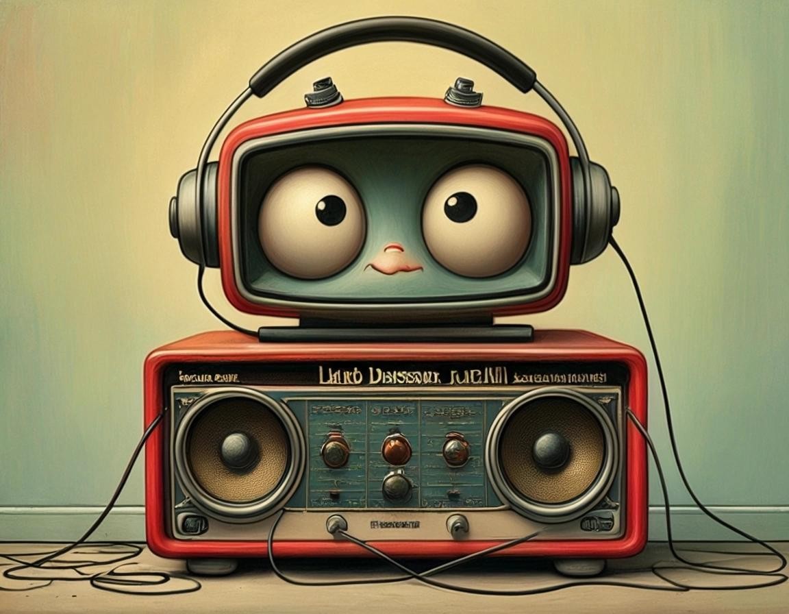 Image with seed 361831953 generated via Stable Diffusion through @stablehorde@sigmoid.social. Prompt: little miss dismissed can’t miss like a detuned radio