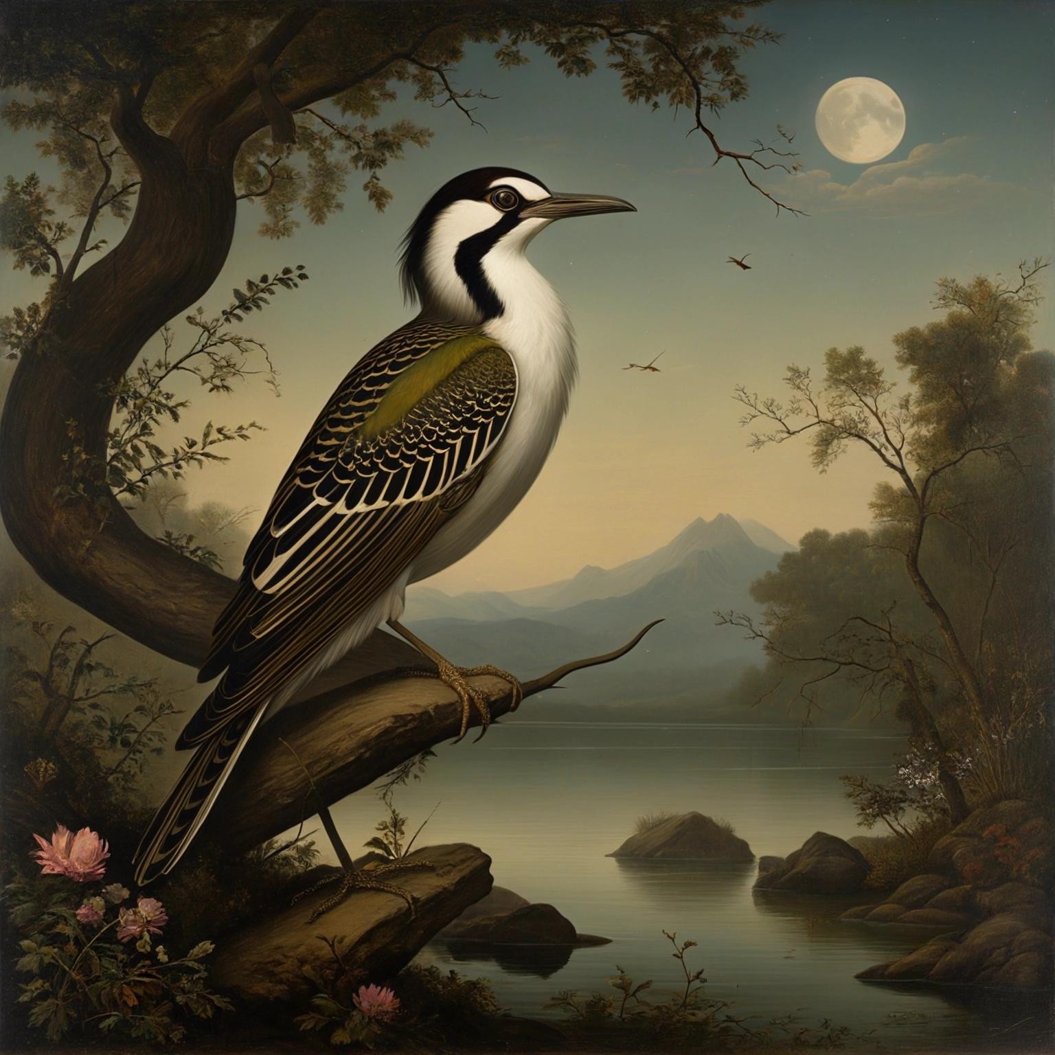 Image with seed 2184558510 generated via Stable Diffusion through @stablehorde@sigmoid.social. Prompt: How to escape if you get kidnapped by aliens, By Tom Bagshaw, Paul Klee, Jacek Yerka, Iwona Lifsches, Meghan Duncanson, Catherine Abel, Beatrix Potter, Rembrandt, Lisa Frank, HR Giger, Gediminas Pranckevicius, Luis Royo, Giuseppe Arcimboldo, Boris Vallejo, John James Audubon