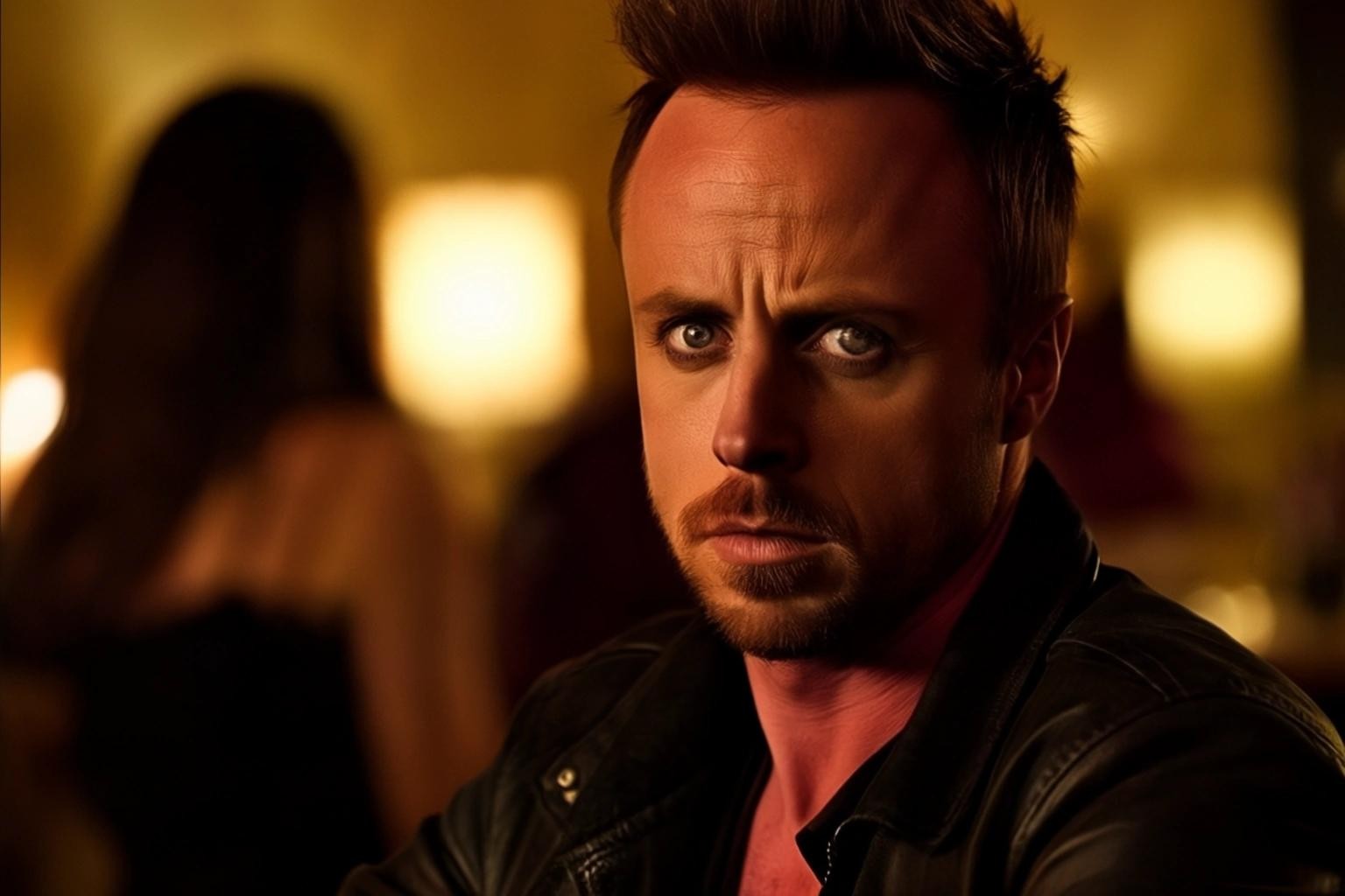 Image with seed 2048579939 generated via Stable Diffusion through @stablehorde@sigmoid.social. Prompt: jesse pinkman very chalantly refusing the "sexiest woman alive" award