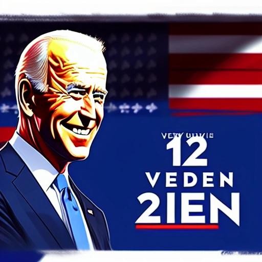 Image with seed 589670806 generated via Stable Diffusion through @stablehorde@sigmoid.social. Prompt: Joe Biden victory in November 2024 presidential election  , Kuvshinov