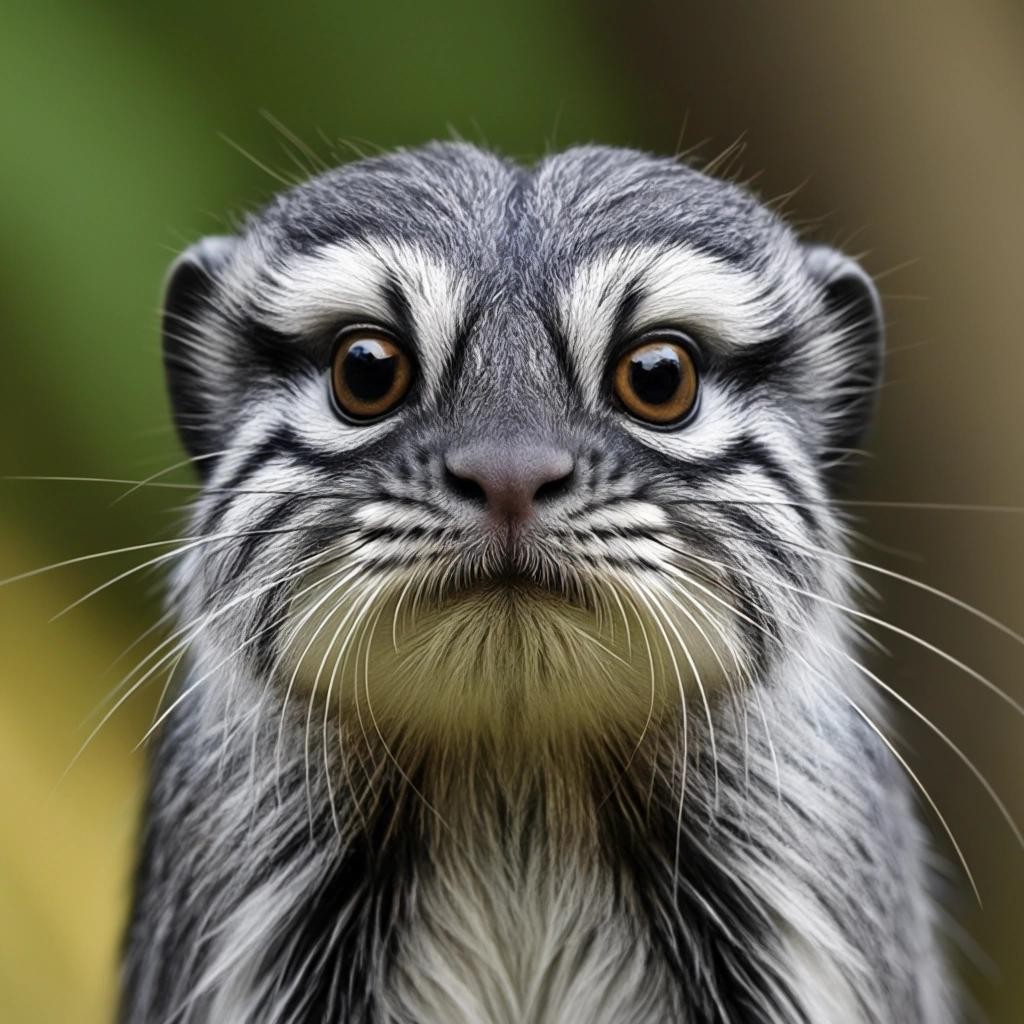 Image with seed 1775035428 generated via Stable Diffusion through @stablehorde@sigmoid.social. Prompt: Otocolobus manul