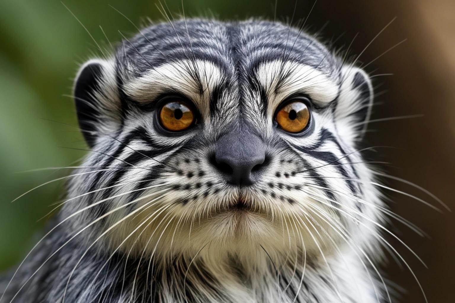 Image with seed 1357764087 generated via Stable Diffusion through @stablehorde@sigmoid.social. Prompt: Otocolobus manul