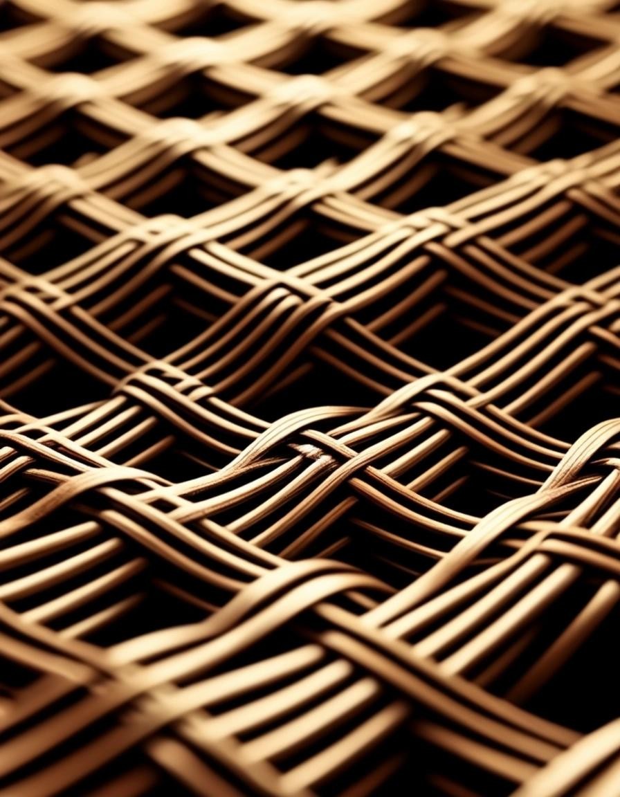 Image with seed 2327280862 generated via Stable Diffusion through @stablehorde@sigmoid.social. Prompt: 35mm film, weave pattern, repeating pattern, cinema, realistic, high detail, background