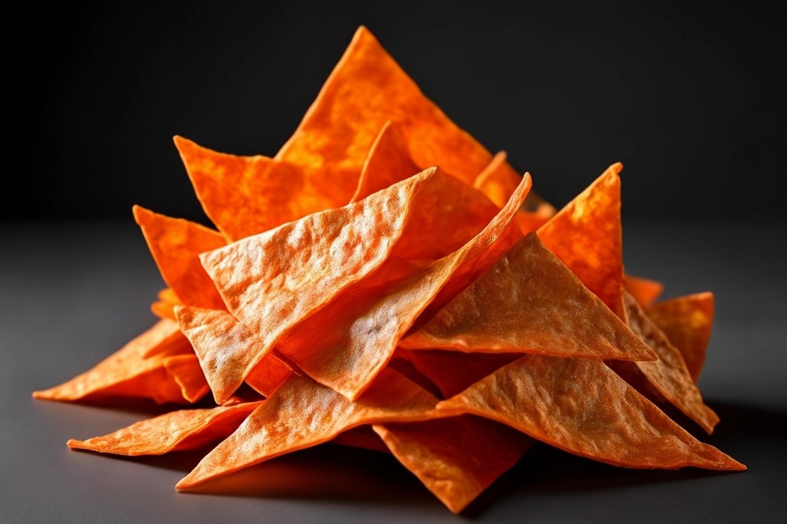 Image with seed 4043301798 generated via Stable Diffusion through @stablehorde@sigmoid.social. Prompt: a bag of solid titanium doritos