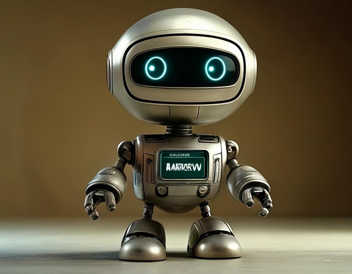 Image with seed 2513495609 generated via Stable Diffusion through @stablehorde@sigmoid.social. Prompt: Marvin the Robot, a humanoid robot who is very depressed, Hitchhiker's Guide to the Galaxy