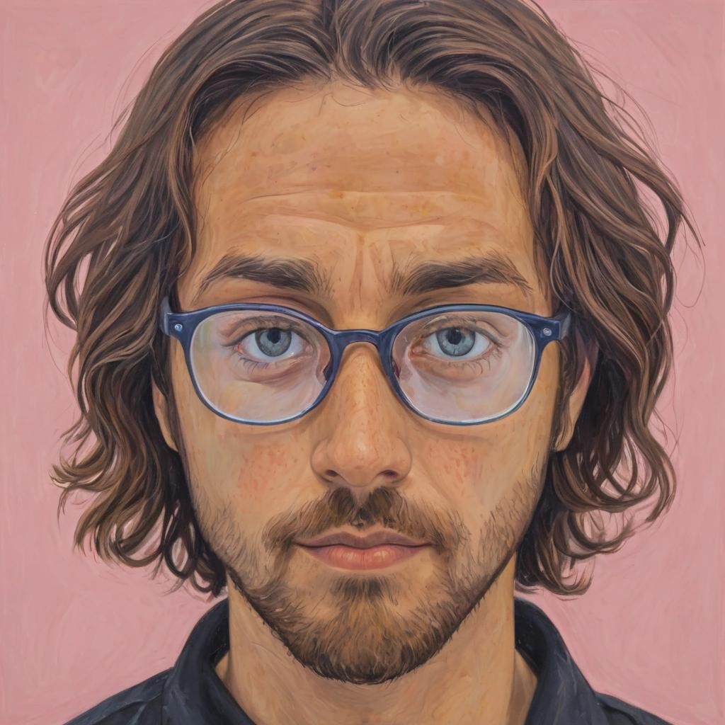 Image with seed 1038969531 generated via Stable Diffusion through @stablehorde@sigmoid.social. Prompt: a self portrait of you