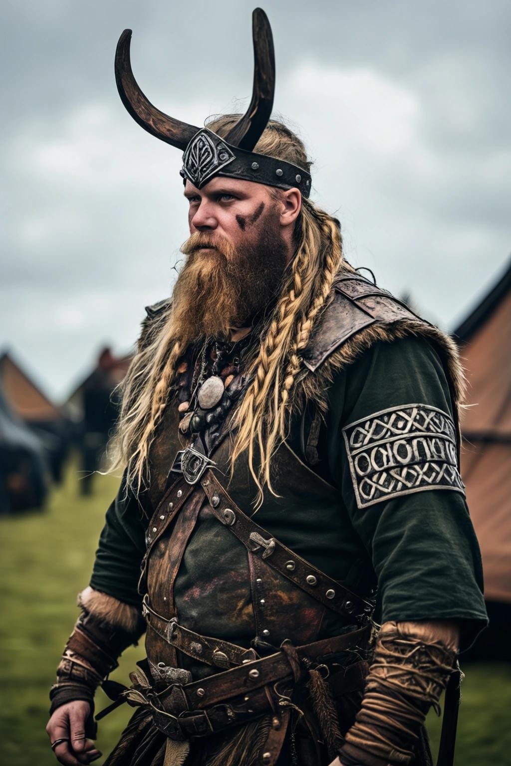 Image with seed 1750763692 generated via Stable Diffusion through @stablehorde@sigmoid.social. Prompt: Viking Wacken 